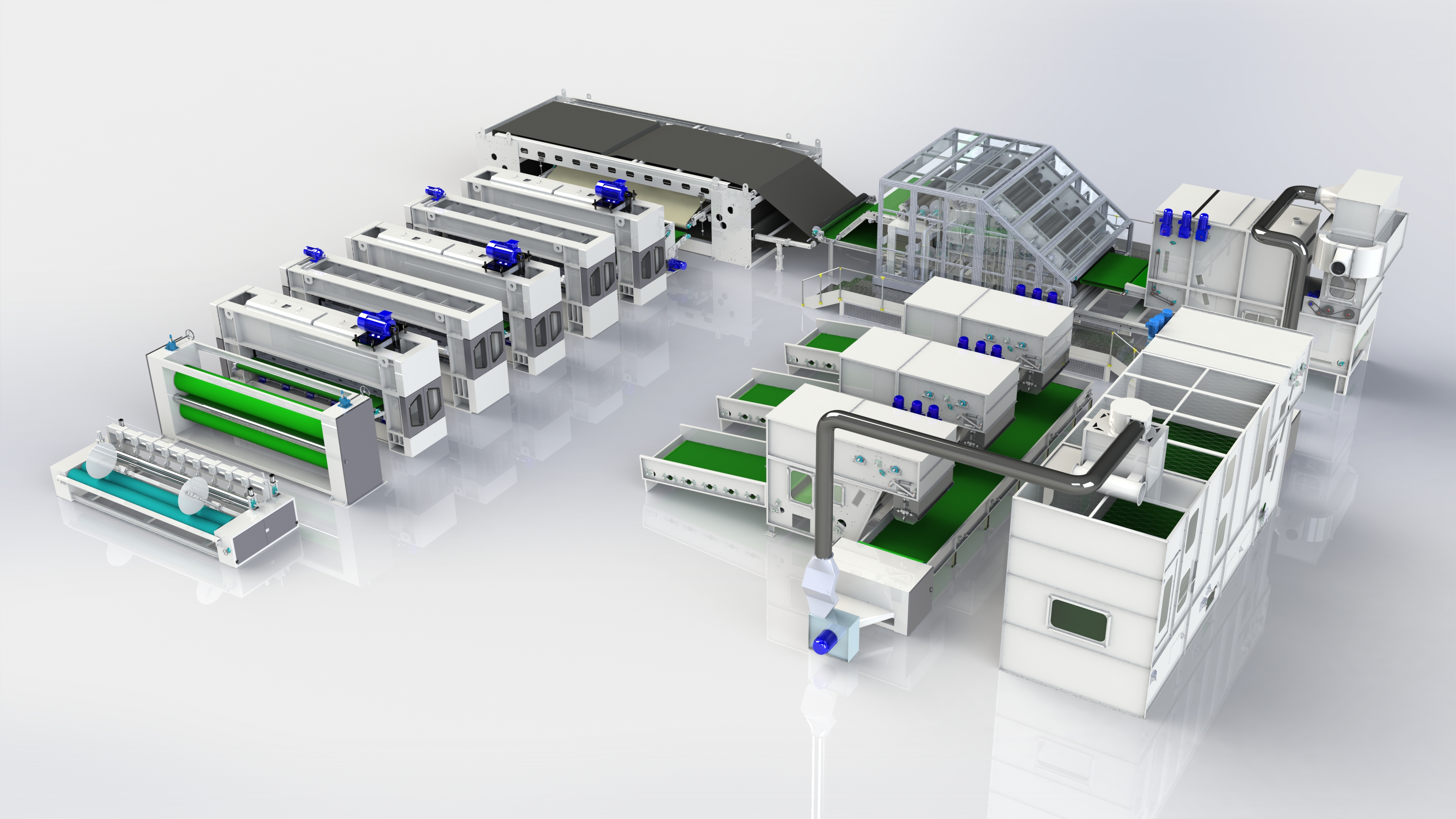 خط إنتاج إبرة بطانات الأحذية Plc