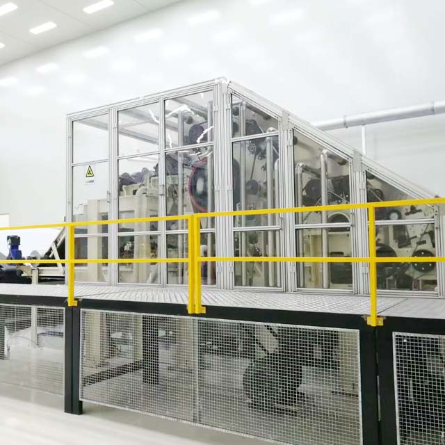 آلة تمشيط الفولاذ المقاوم للصدأ PP القطن مستقرة عالية السرعة Weicheng '